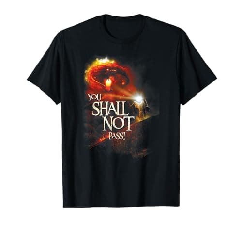 Image of The Lord of the Rings You Shall Not Pass T-Shirt