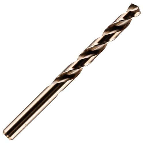 Image of Rennie Tools - 10mm HSS Gold Cobalt Jobber Drill Bit For Drilling Stainless Steel And Hard Steels/Metals.
