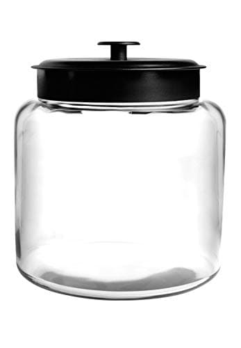 Image of Anchor Hocking Company 88904 jar Round Glass Transparent