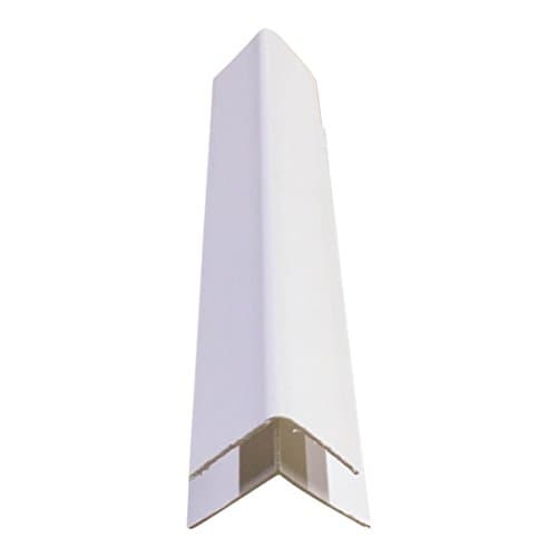 Image of DBS White 8mm External Corner Trim 2.6m PVC Bathroom Cladding Shower Wall Panels