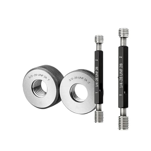Image of 1PCS American system thread ring gauge 1 7/16-6-8-12-16-18-20-28 UN UNF UNEF 2A 2B screw gage GO NOGO(NO.9)