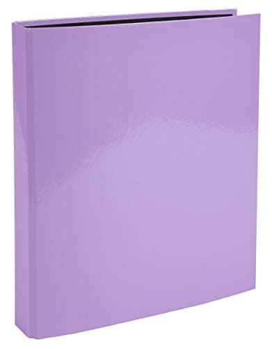 Image of Exacompta - ref. 54565E - 1 Aquarel rigid binder - 2 D-rings of 25 mm - Spine 40 mm - External dimensions: 31.5 x 30 cm - Format to file A4 - Colour: mauve
