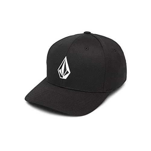 Image of Volcom Men's Full Stone Flexfit Hat Cap, Black, L/XL