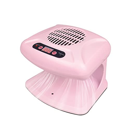 Image of Air Nail Dryer with Automatic Sensor, 300W Timing Air Nail Fan Blow Dryer for Both Hands and Feet, Warm & Cool Wind Blower Dryer for Regular Nail Polish, Home and Salon Use No Harmful (Pink)