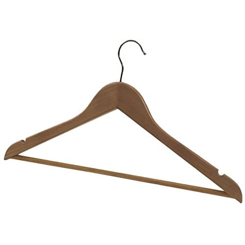 Image of Alba Coat Hanger 450x22x60mm Wooden (Pack of 25) PMBASICBO