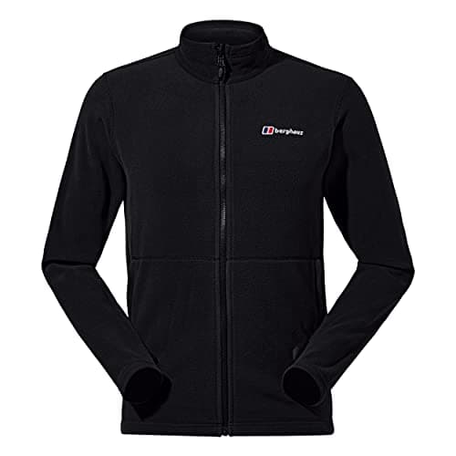 Image of Berghaus Men's Prism Micro Polartec Fleece Full Zip Jacket Fleece Full Zip, Black/Black, XL