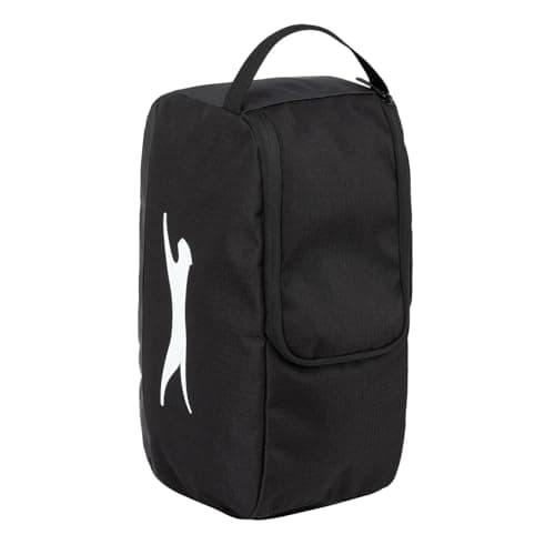 Image of Slazenger Shoe Bag Carry Handle Storage Travel Pack Accessories Black One Size