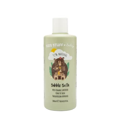 Image of Kids Stuff Baby | Baby Bubble Bath 300ml | Natural Ingredients | Organic Lavender Oil | Dermatologically & Paediatrician Approved | Kind to Sensitive Skin | Vegan | Cruelty-Free
