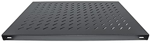 Image of Intellinet 712545 19" Fixed Shelf, 1U, 700 mm Depth, Black