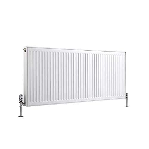 Image of Milano Compact White Type 21 Horizontal Double Panel Plus Convector Radiator - 600mm x 1400mm