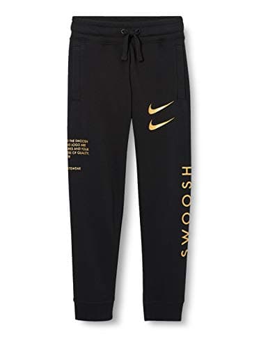 Image of NIKE NSW Swoosh Pants Children's Pants - Black, XL