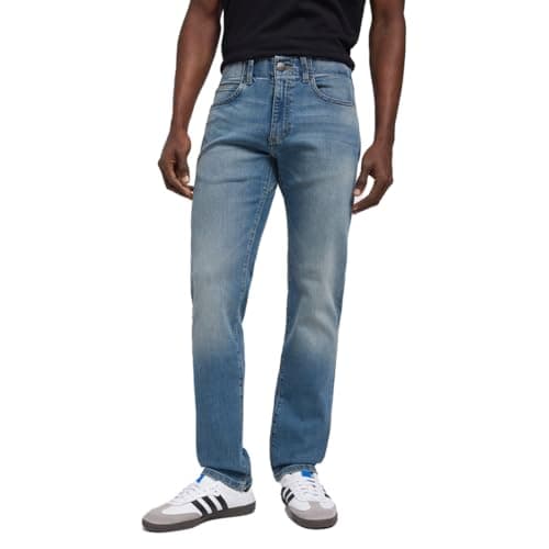 Image of Lee Mens Slim Fit Mvp Jeans, Lenny, 34W / 30L UK