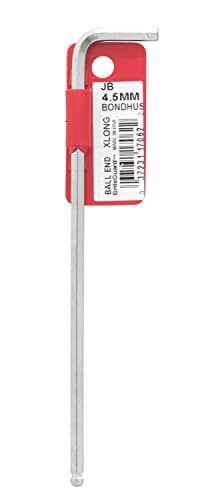 Image of Bondhus, BL4.5B BRITEGUARD BALLEND HEX Key, 4.5MM, 17062