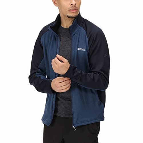 Image of Regatta Mens Highton Zip Jacket Blue/Navy M
