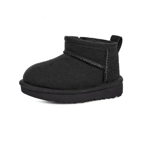 Image of UGG Kids Classic Ultra Mini Platf bootsGirl, Black, 3 UK