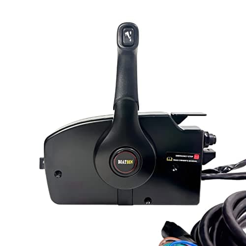 Image of 881170A15 for side mounted control box of Mercury outboard engine 8PIN， with TRIM SWITCH PULL TO OPEN