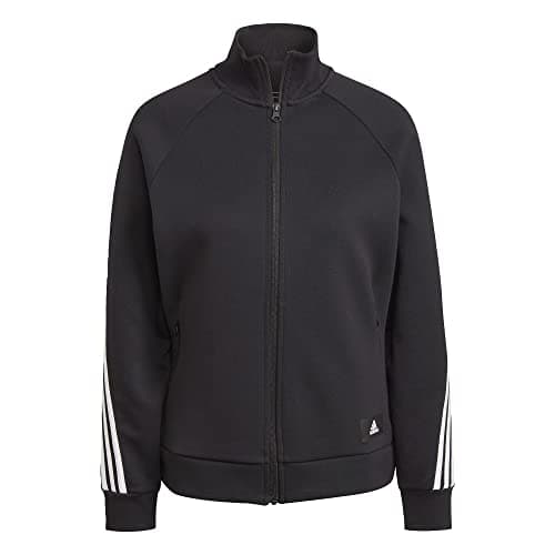 Image of adidas Women's Sportswear Future Icons 3-Stripes Tracktop, Black, 2X