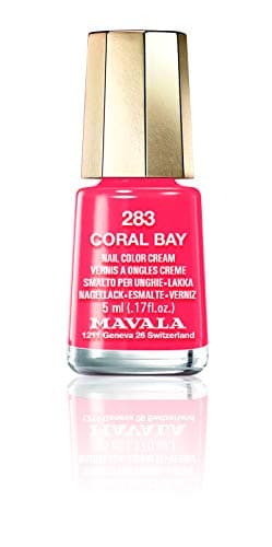 Image of MAVALA - Mini Colors Coral Bay 283 5 ml, Small Nail Polish, Reddish Orange, Minimizes Evaporation, Formulated with Selected Ingredients, Convenient to Carry