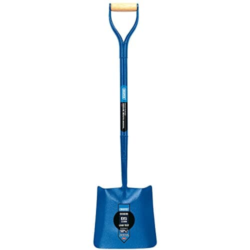 Image of Draper 70373 Solid Forged Square Mouth Shovel, No.2, Blue,One Size