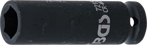 Image of BGS 7215 | Impact Socket Hexagon, deep | 12.5 mm (1/2") Drive | 15 mm