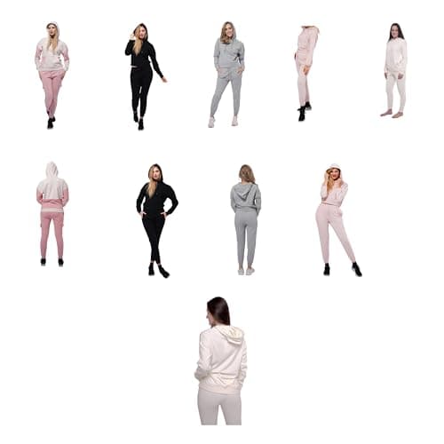 Image of Sucre Auxiliary Women Hoodies Joggers Set in Premium Cotton | Stylish Lounge and Relaxation Wear