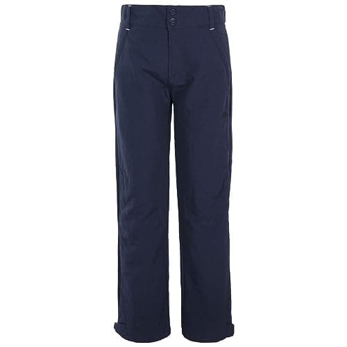 Image of Trespass Kids Walking Trousers Fully Lined 2 Pockets Decisive Navy