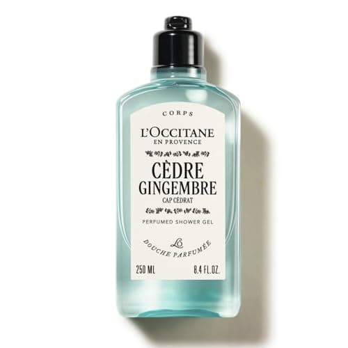 Image of L'OCCITANE - Cèdre Gingembre (formerly Cap Cedrat) Shower Gel - 250 ml - Aquatic, minty and spicy fragrance - Made in France