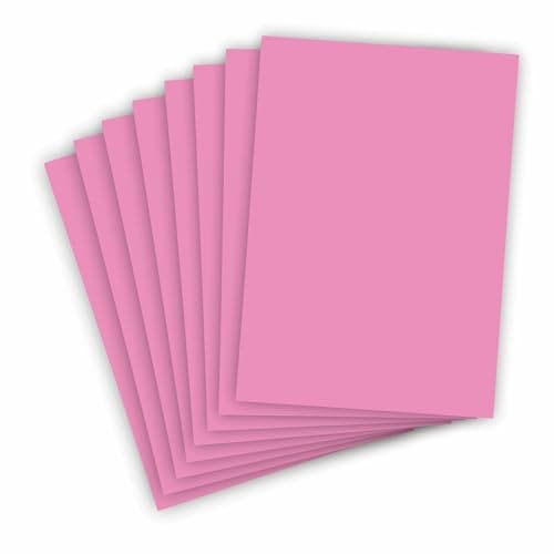 Image of 250gsm A4 Pastel Pink Coloured Card 100 Sheets A4 Hard Card Stock 100% Recycled Art & Craft Paper Multipurpose Paper Printer Cards for Decoration Scrapbooking Printing Photocopies Stationary Supplies