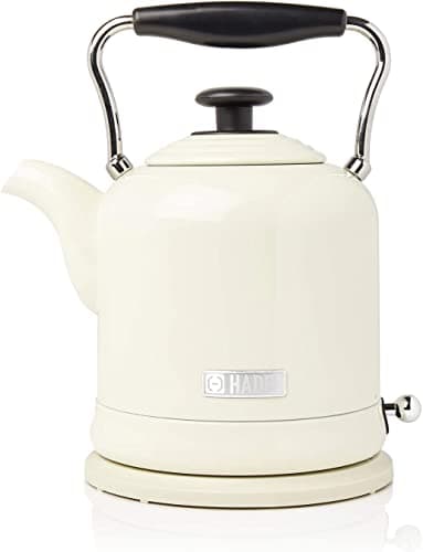 Image of Haden 3000W Highclere Cordless Kettle, 1.5 Litre Capacity, Cream