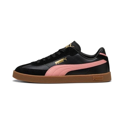 Image of PUMA Women's Club Ii Era Sneaker, Puma Black-pink Fruit-gum, 7 UK