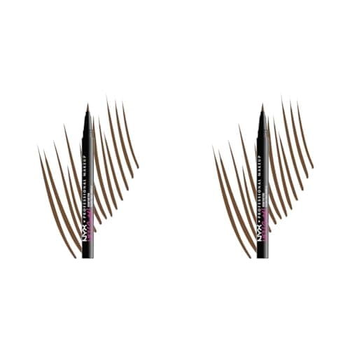 Image of NYX Professional Makeup Lift And Snatch Brow Tint Pen, Smudge-proof, Transfer-proof, Brunette (Pack of 2)