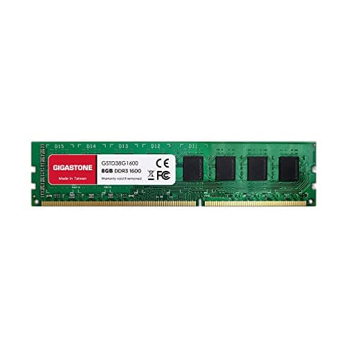 Image of 【DDR3 RAM】Gigastone Desktop RAM 8GB DDR3 8GB DDR3-1600MHz PC3-12800 CL11 1.5V 240 Pin Unbuffered Non ECC UDIMM for PC Computer Desktop Memory Module (Desktop ONLY)