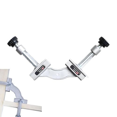 Image of Right Angle Clamp - Angle Welding Clamp, Right Angle Welding Corner Screw, Bench Tool Adjustable Iron Frame F