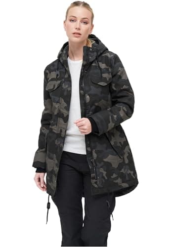 Image of Brandit Women Marsh Lake Parka, color: darkcamo, size: L