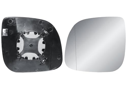 Image of Passenger Left Side N/S Door Wing Mirror Replacement Glass Heated with Back Plate for VW Transporter T5 T6 T6.1 2010-2024