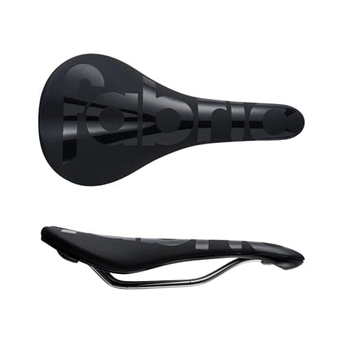 Image of Fabric Scoop Race Team Shallow Saddle – Titanium Rails – Comfortable Bike Saddle - 142mm x 282mm – FSD-12