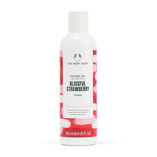 Image of The Body Shop Shower gel, Blissful Strawberry: A Blend of Strawberry, Peony and Musk Notes for Sense of Calmness 250 ml