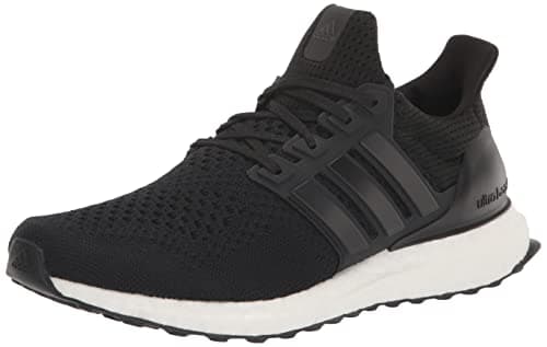 Image of adidas Women's Ultraboost 1.0 Running Shoe, Black/Black/White, 3.5 UK