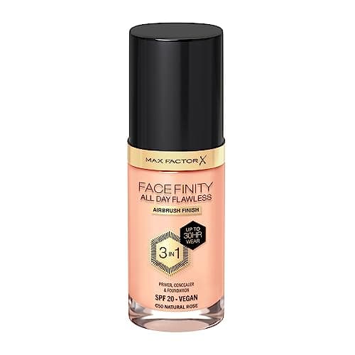 Image of Max Factor All Day Flawless Foundation 50 Natural Rose 30ml