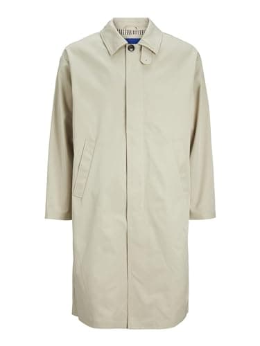 Image of JACK&JONES Men's JORSANTORINI MAC Coat Coat, Fields of Rye, M, Fields Of Rye, M