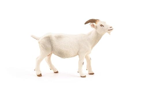 Image of Papo - Realistic White Goat Figure - Ages 3+ - Farm Life Collection - Educational Play Farm Animals - Gift Idea Toy for Girls and Boys