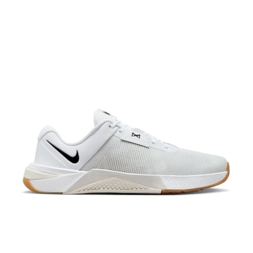Image of Nike Men's Metcon 10 Workout Shoes, White/Black/Platinum Tint, 8