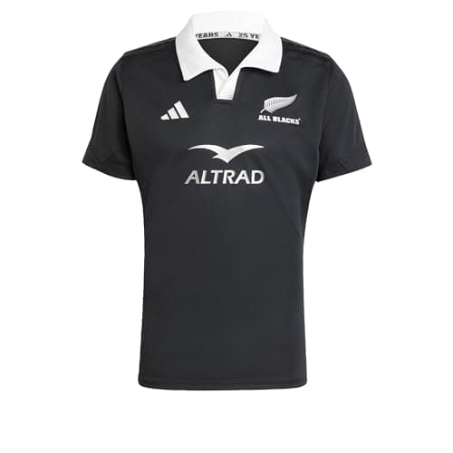 Image of adidas Mens New Zealand Home Performance Shirt 2024 Adults Black S