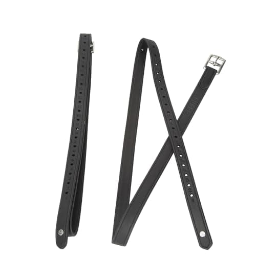 Image of Shires Velociti Lusso Wrapped Stirrup Leathers - Black or Havana 48" Havana