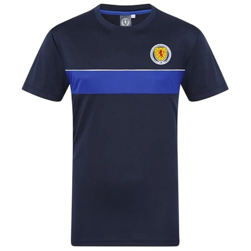 Image of Scotland Official Football Gift Mens T-Shirt Poly Navy XXL