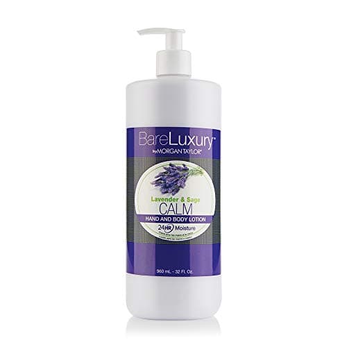 Image of Morgan Taylor - BareLuxury - Hand & Body Lotion - Lavender & Sage - Calm - 32 oz