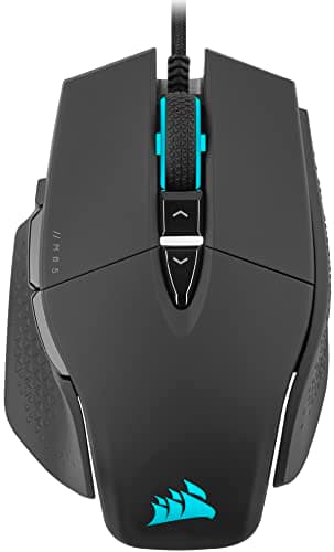 Image of Corsair M65 RGB ULTRA Tunable FPS Gaming Mouse - CORSAIR MARKSMAN 26,000 DPI Optical Sensor, Optical Switches, AXON Hyper-Processing Technology, Sensor Fusion Control, Tunable Weight System - Black