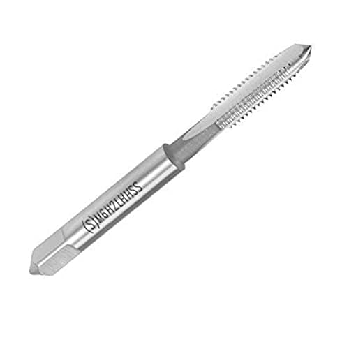 Image of TA-VIGOR M6 x 1mm Metric Machine Tap, HSS 3 Straight Flute Taper Plug Metric Tap, 1mm Pitch Screw Thread Tapping Threading Machinist Repair DIY Tool