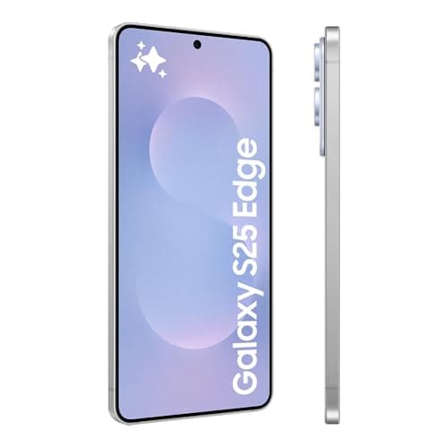 Image of Samsung Galaxy S25 Edge AI Smartphone, Galaxy AI, Android Smartphone, 12GB Memory, 512GB Storage, 200 MP Camera, Long Battery Life, Titanium IcyBlue (Renewed)