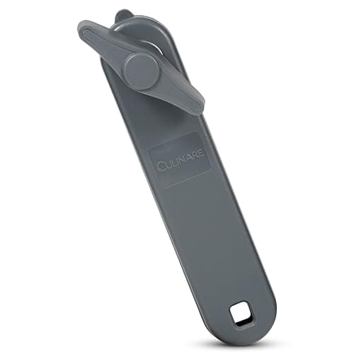 Image of Culinare Lift Off Tin Opener, Grey, Plastic/Stainless Steel, Manual Can Opener, Safe Lid Removal